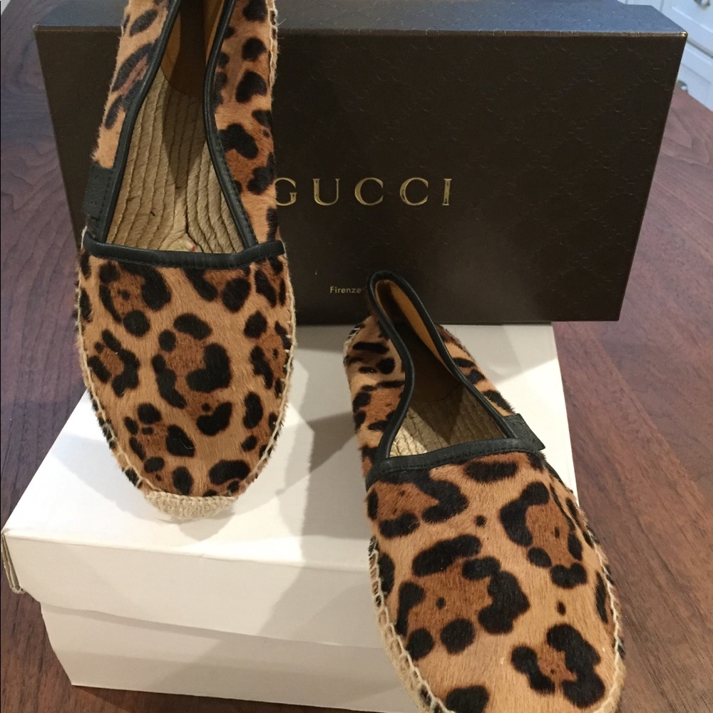 Gucci Calf Hair Espadrille size8